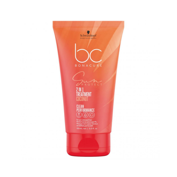 The Schwarzkopf Bonacure Skin Protect 2-in-1 treatment with coconut  150 m
